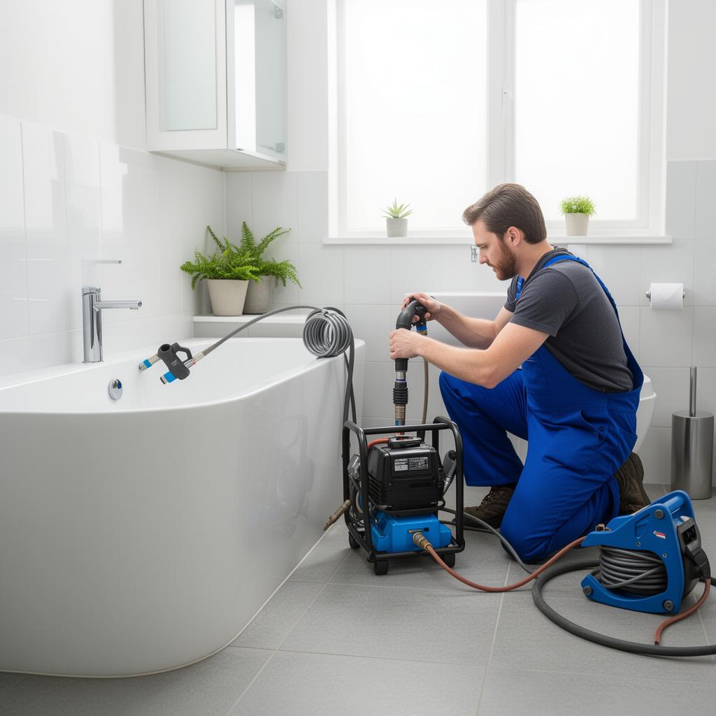 Drainage service work in Coquitlam residential property