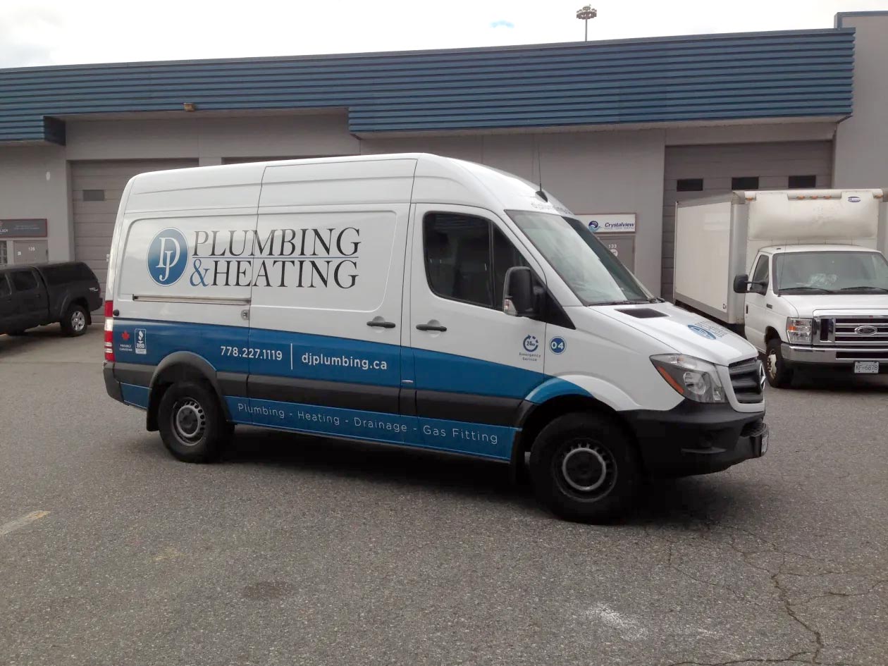 DJ Plumbing & Heating Services service van