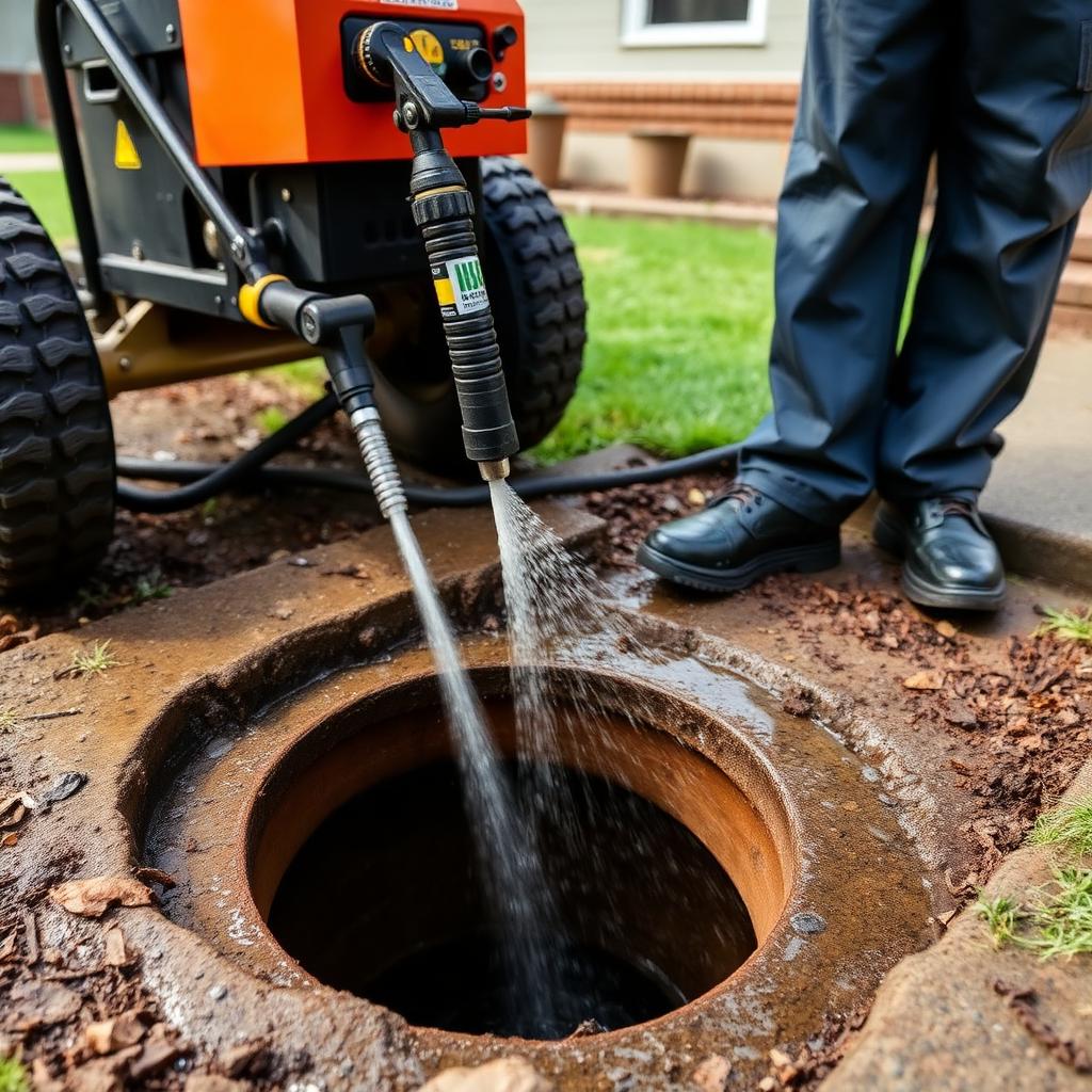 Hydro jetting drain cleaning