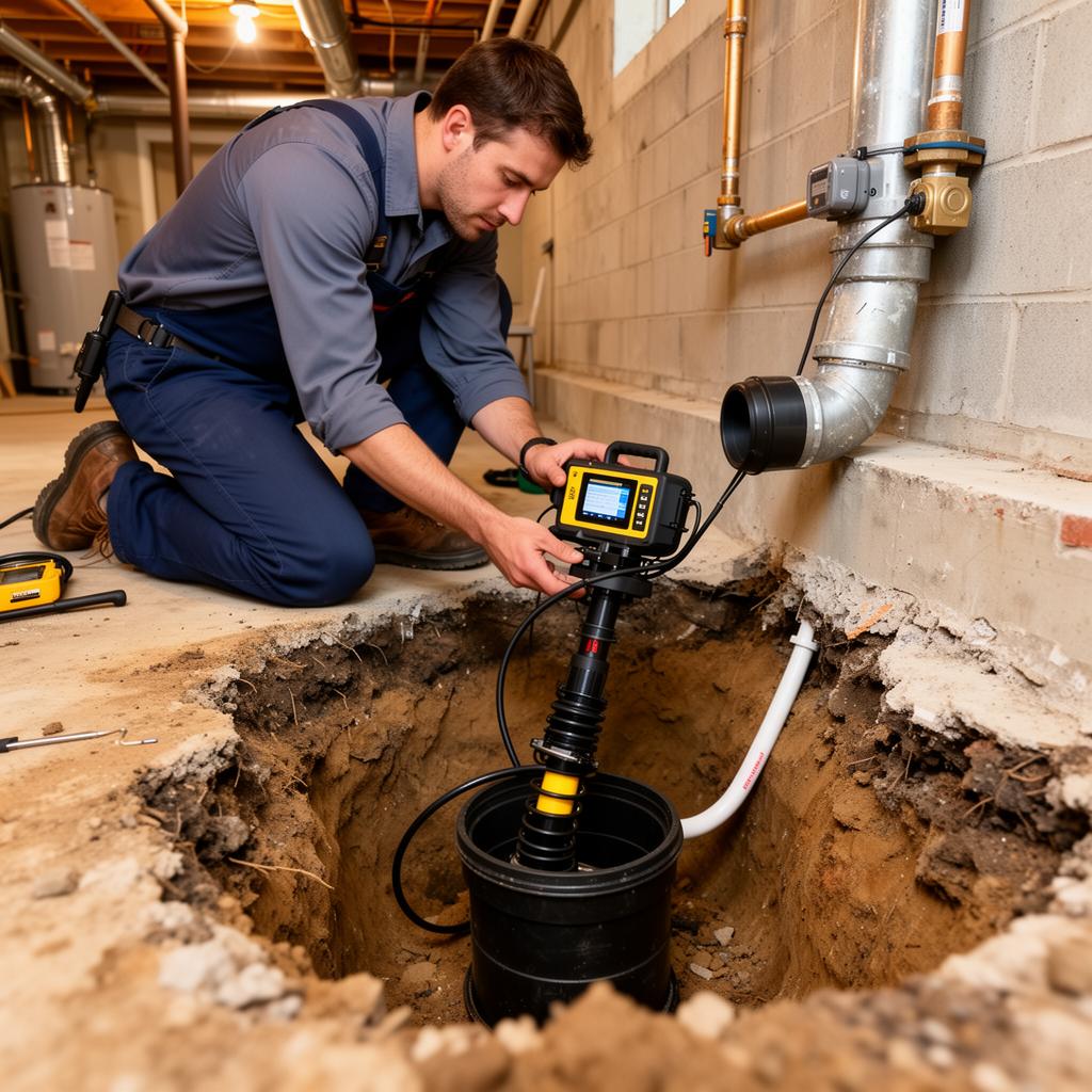Drain tile camera inspection and diagnosis