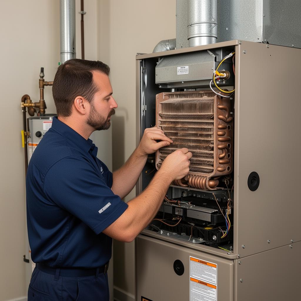 Professional furnace tune-up and maintenance