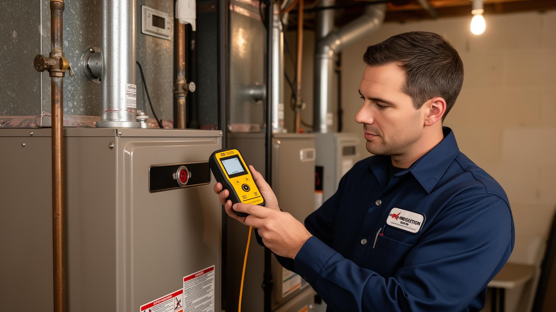 Furnace safety inspection and CO detection