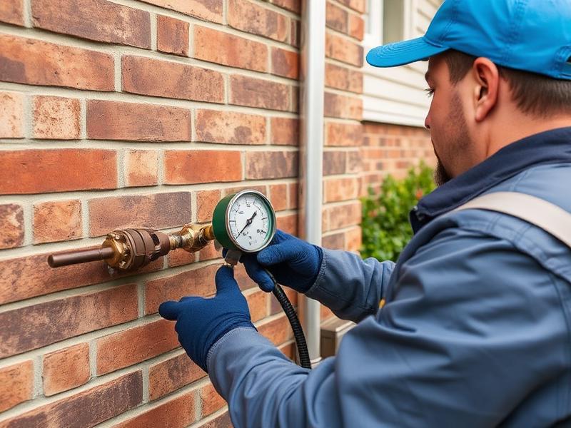 Gas pressure testing for BBQ installation