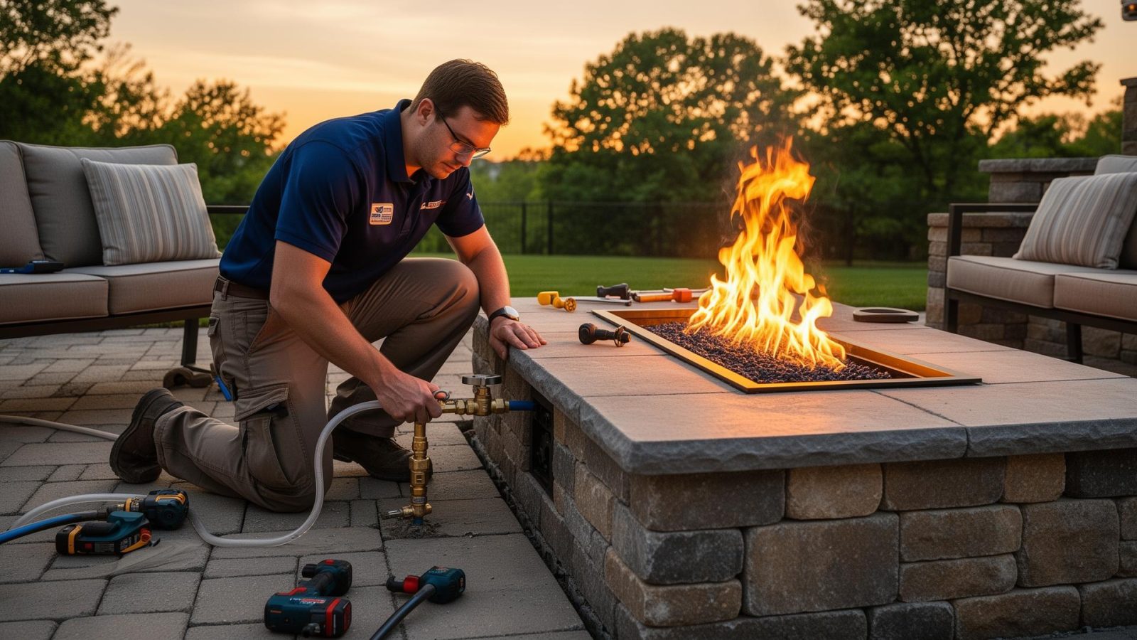 Gas Fire Pit & Fire Table Installation