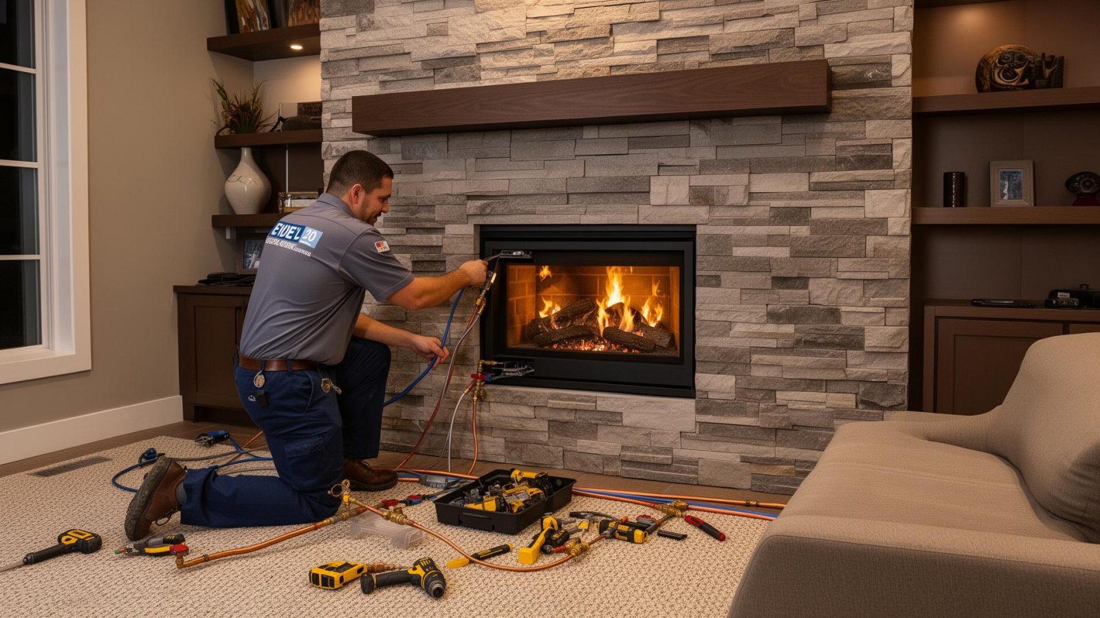 Gas Fireplace Installation