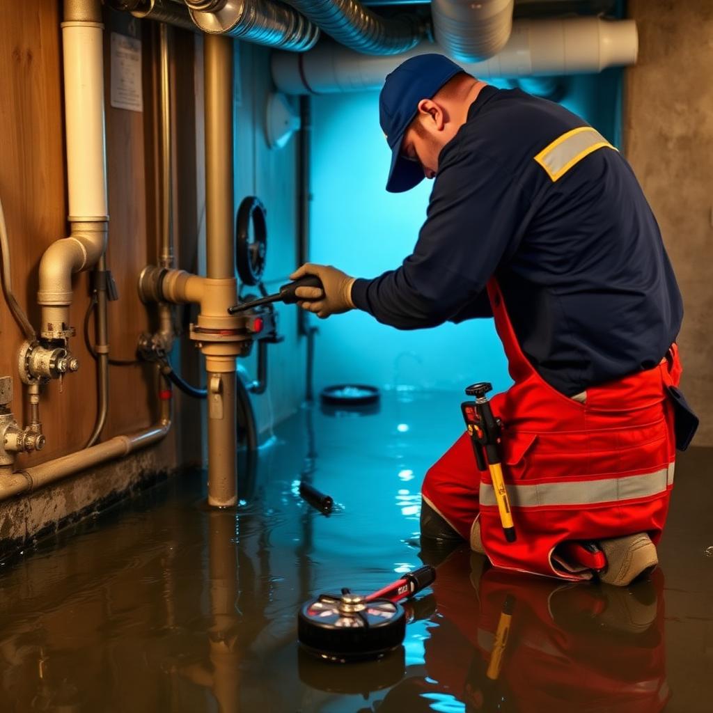 Emergency plumber responding to burst pipe in Port Coquitlam