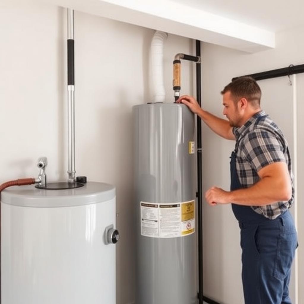 Water heater installation in Port Moody home