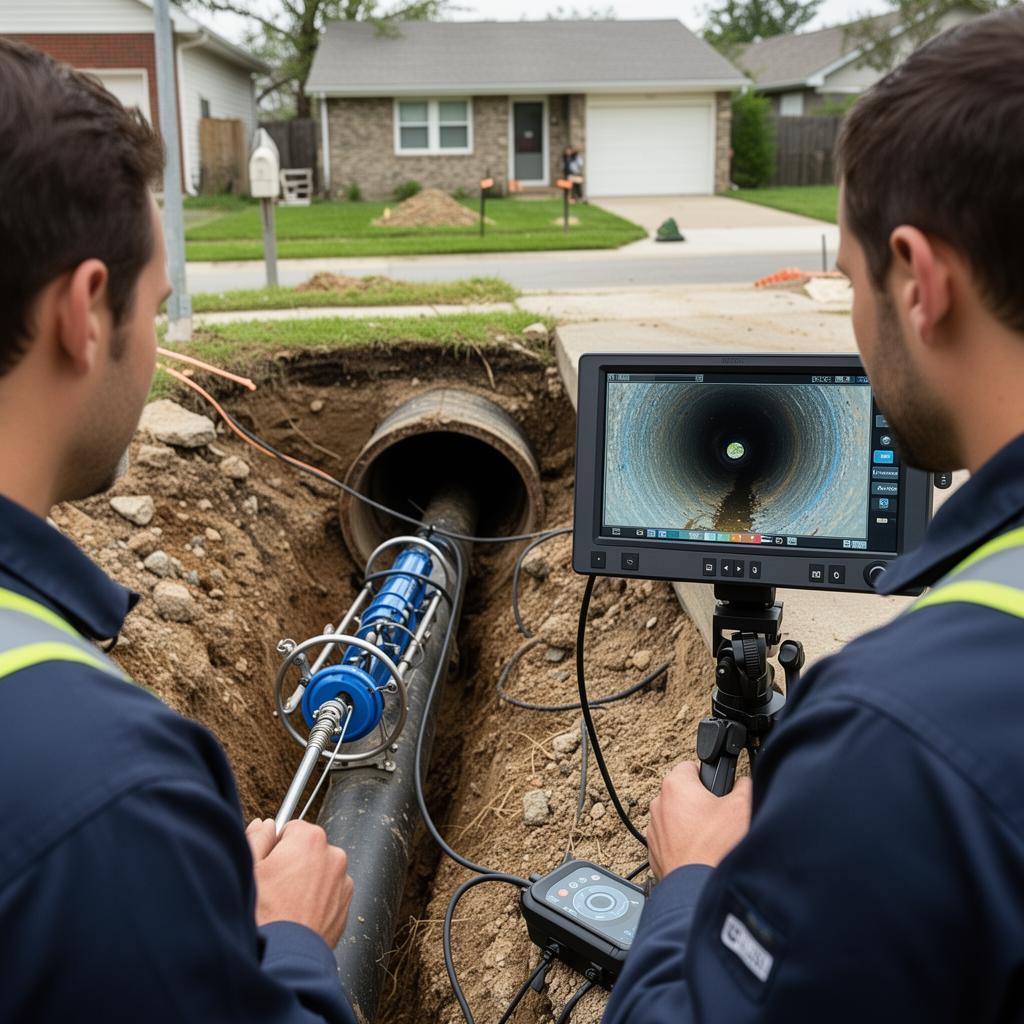 CCTV sewer camera inspection