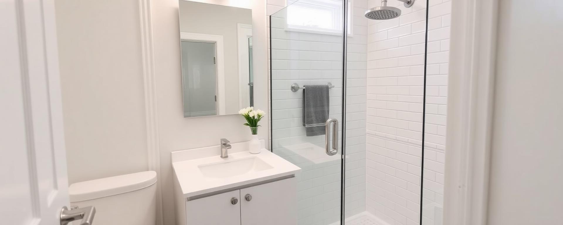 Modern bathroom renovation in Vancouver home