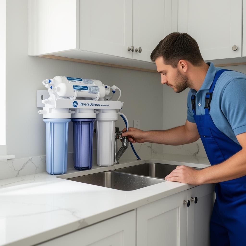 Reverse osmosis system installation